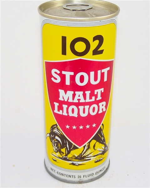  102 Stout Malt Liquor 16 Ounce B.O Tab Top, Vol II 160-22
