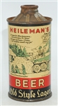  Heilemans Beer Old Style Flat Bottom Cone Top 177-3